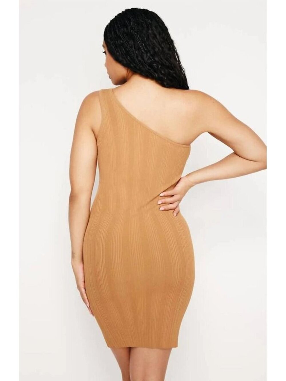 Ribbed Knit Mini Dress - Picture 3 of 3